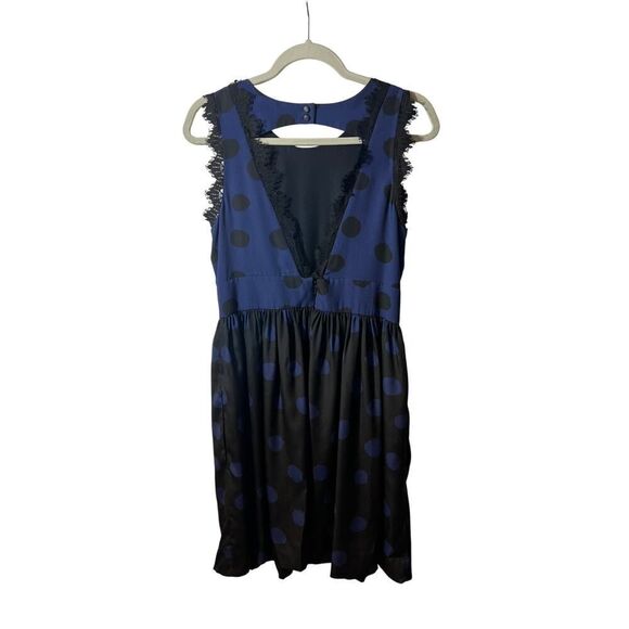 Anthropologie Corey Lynn Calter Black and Purple Dress Sz. 6 - Picture 7 of 8